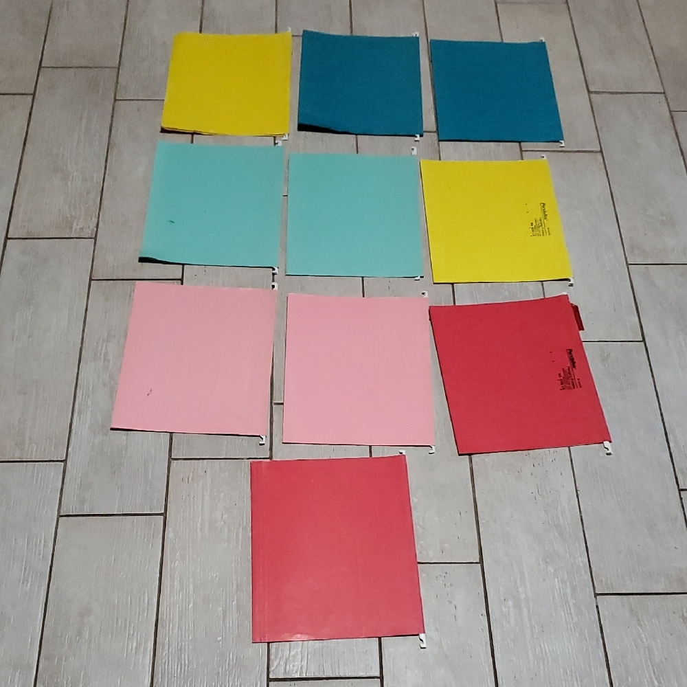 Pendaflex Letter-Size Hanging Folders -Set of 10